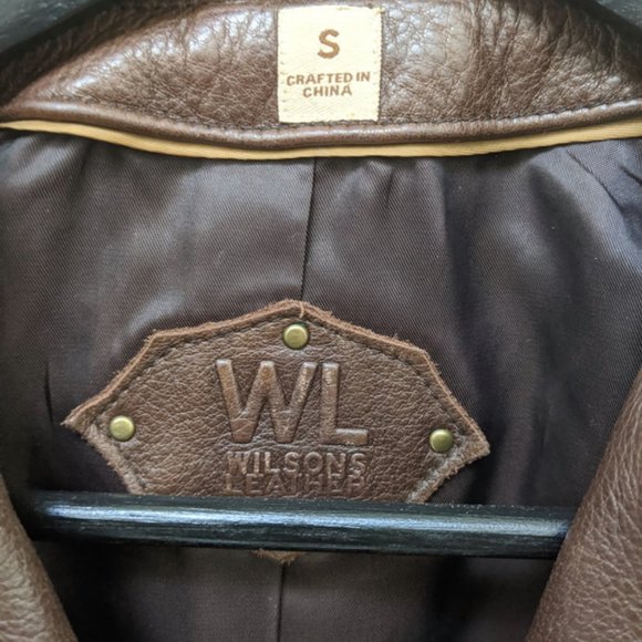 Wilsons Leather Women's Jacket in Brown Size Small - Picture 3 of 8